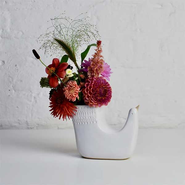Vase à fleurs Bird of Paradise - Boutique Etsy Atelier Stella Ceramic