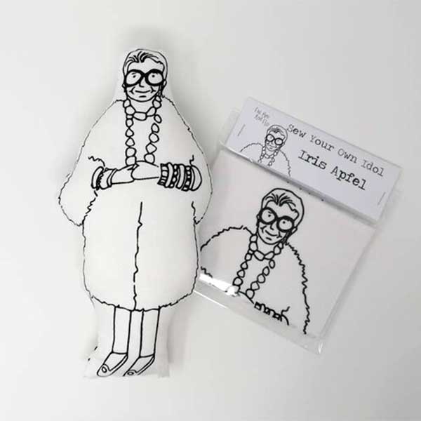 Kit poupée, Iris Apfel - Boutique Etsy Fat Hen And Flo