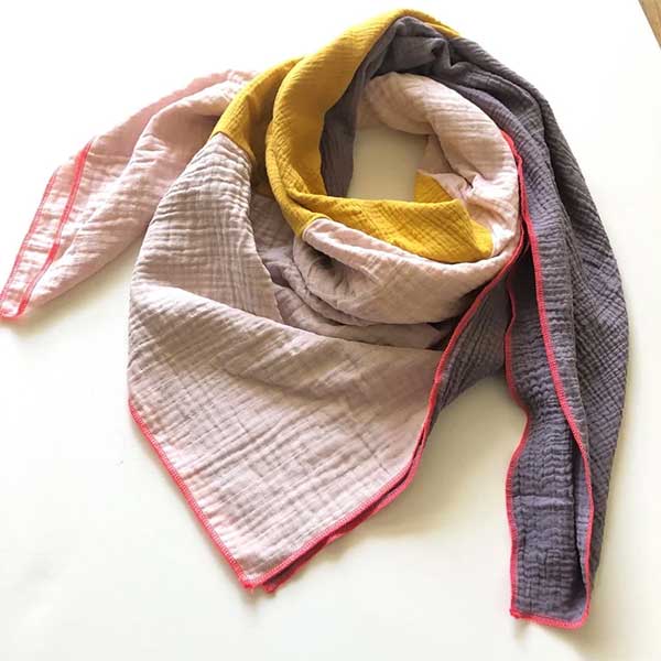 Foulard color block - Boutique Etsy Anni Faktur