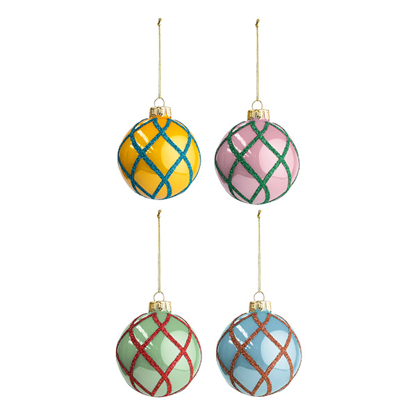 Boules de Noël, Criss cross - &Klevering