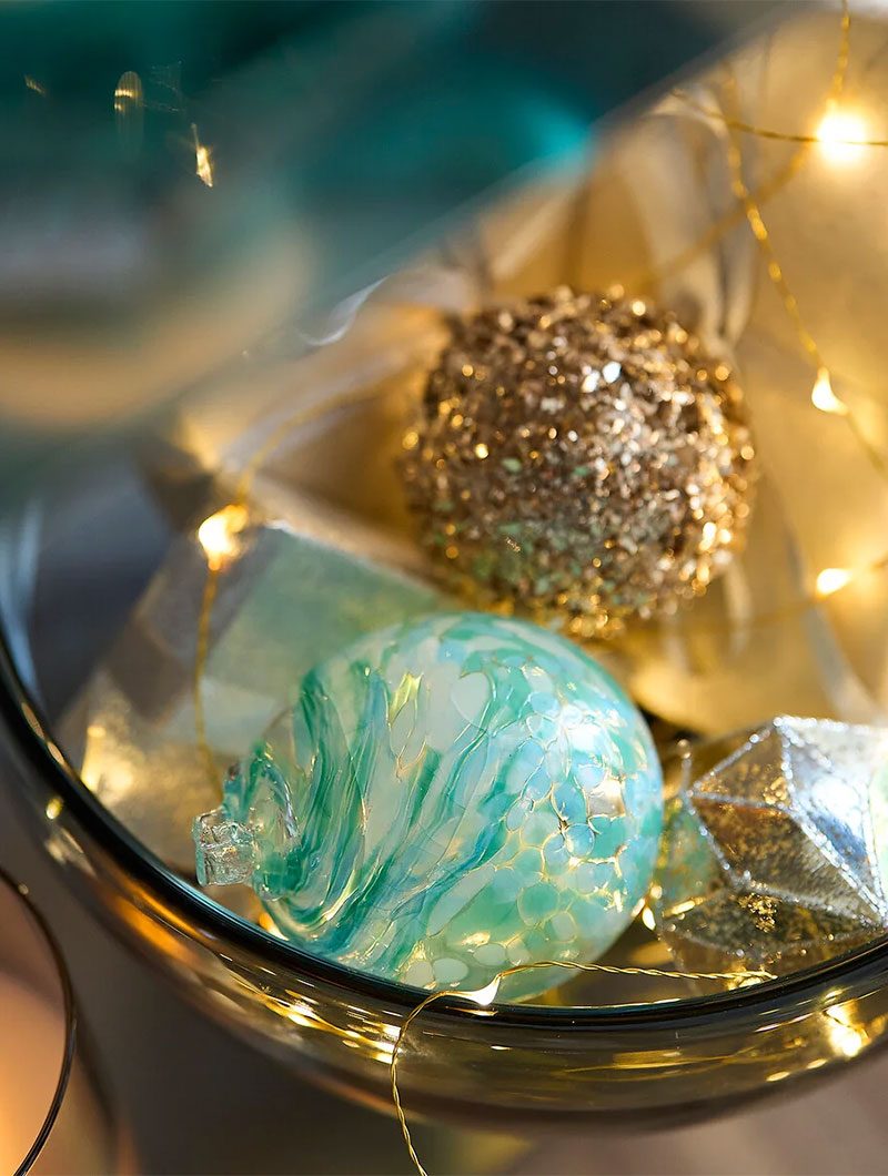 Ampm - Boules de Noël en verre de Murano, Nola
