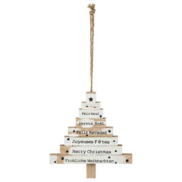 Feerie Christmas - Déco en bois, Pancarte
