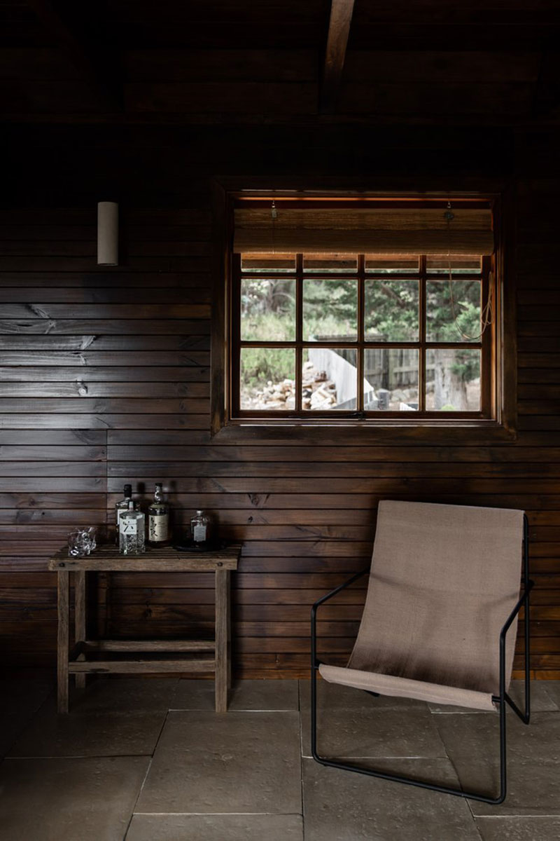 Une maison rénovée dans un style wabi sabi en Tasmanie