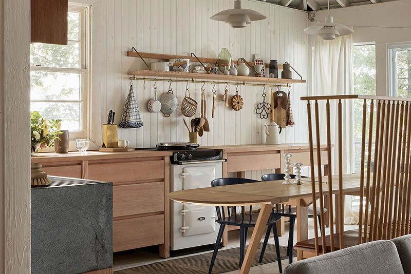 Une cuisine au style shaker et scandinave