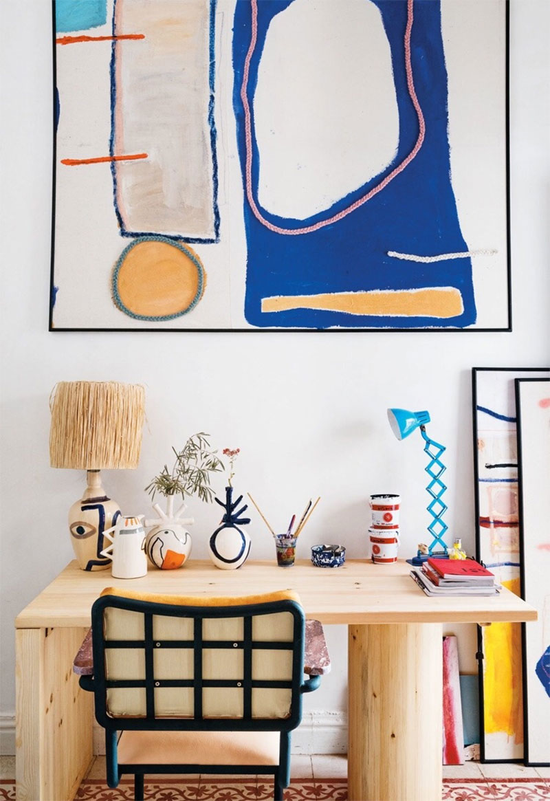 Studio LRNCE à Marrakesh en mode tribal coloré en mode minimalisme maximalisme
