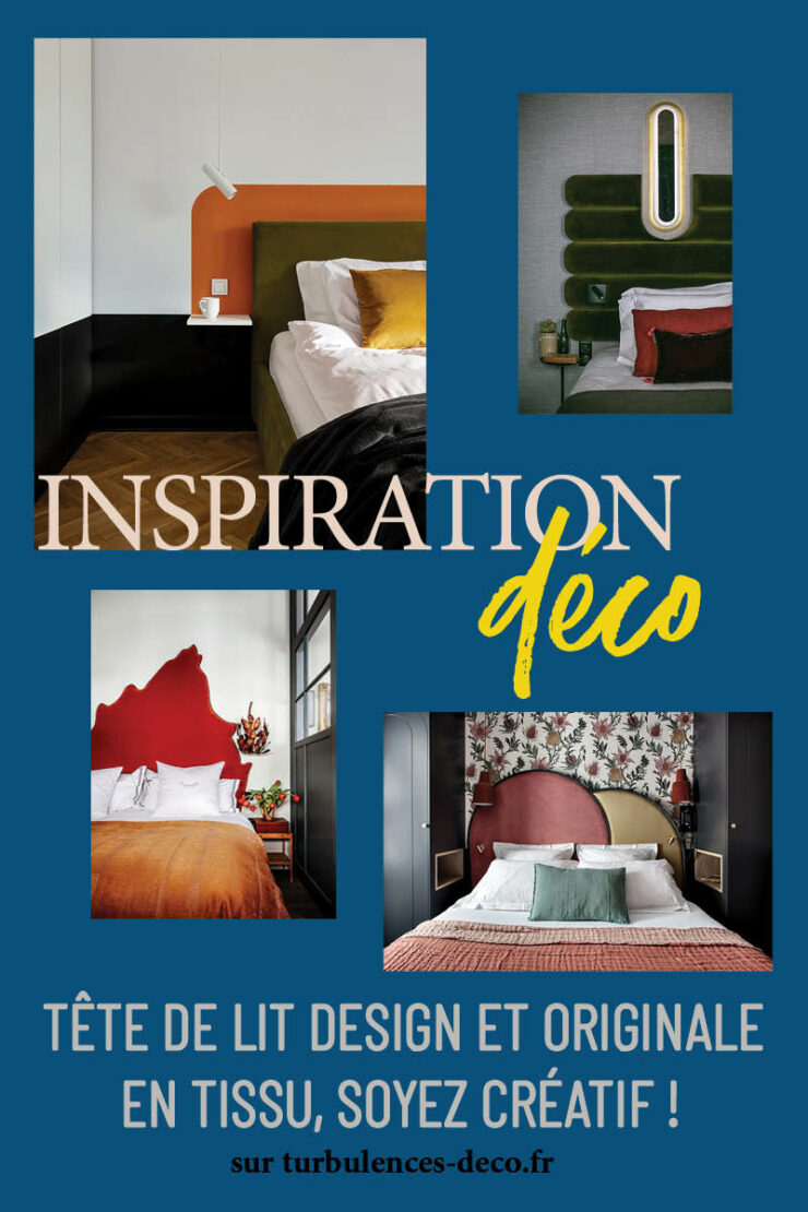 Tête de lit design et originale en tissu, soyez créatif ! - Turbulences ...