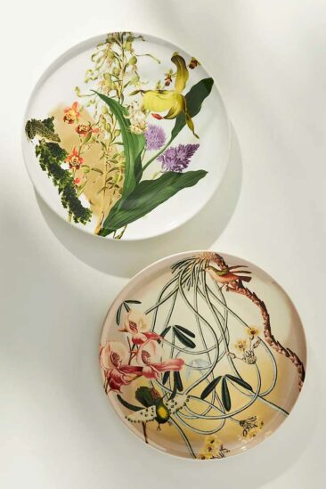 Table d'inspiration japonaise // Catalogue Anthropologie Living SS2023