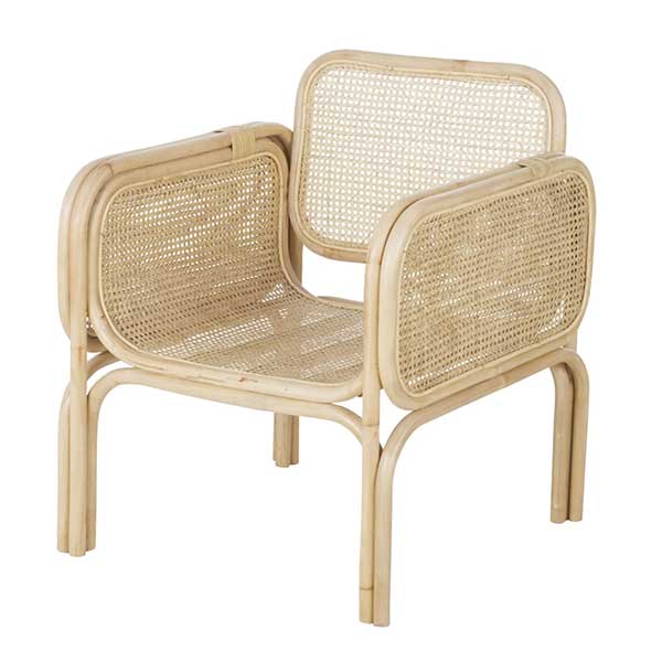 Maisons du Monde - Fauteuil en cannage naturel, Spartacus