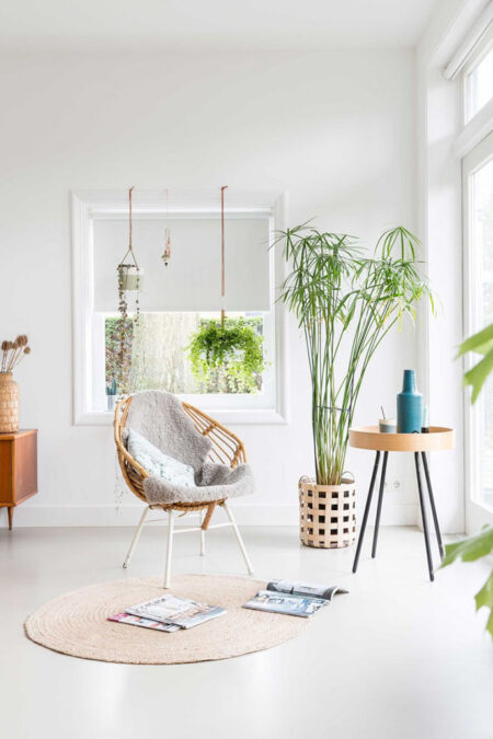 Deco blanche et plantes vertes_Borke et Harm Bussum home_3