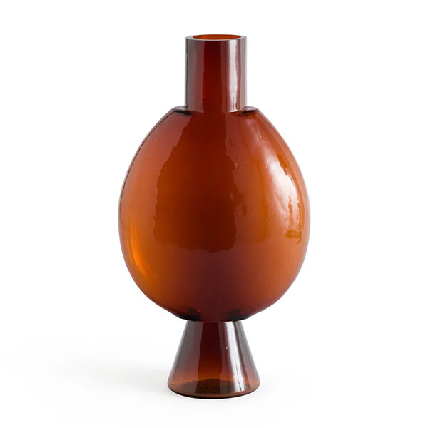 Ampm - Vase sculptural en verre, Pratori