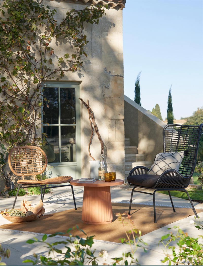 Banc de jardin en aluminium manni La Redoute Interieurs