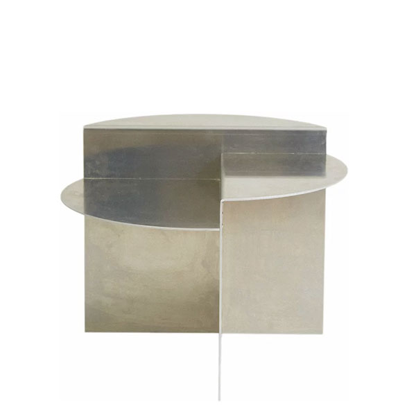 Table d'appoint en aluminium, Rivet - Design : Jonas Trampedach pour Frama