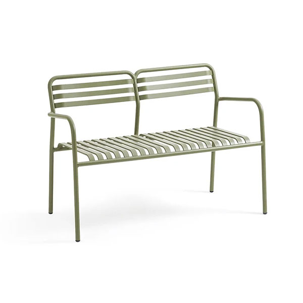 La Redoute Intérieurs - Banc de jardin en aluminium kaki, Manni