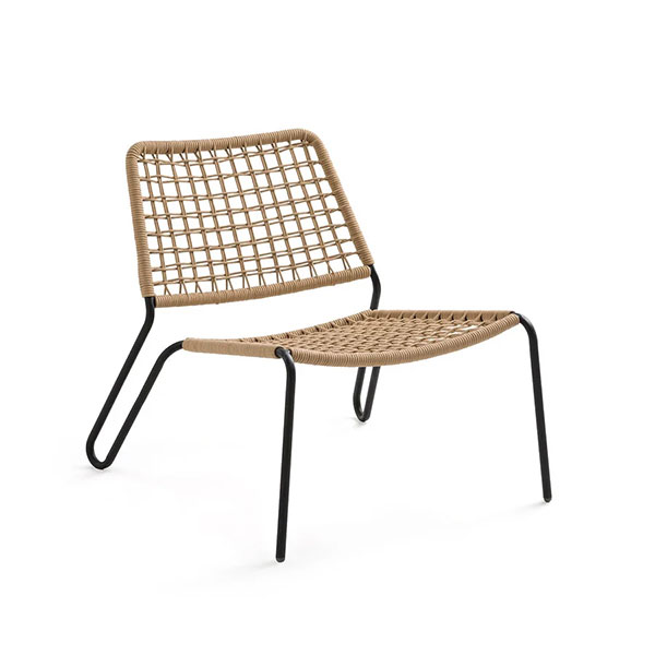 La Redoute Intérieurs - Fauteuil de jardin en métal et corde, Masix