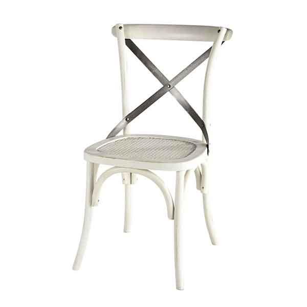 Ampm - Chaise bistrot blanche, Humphrey