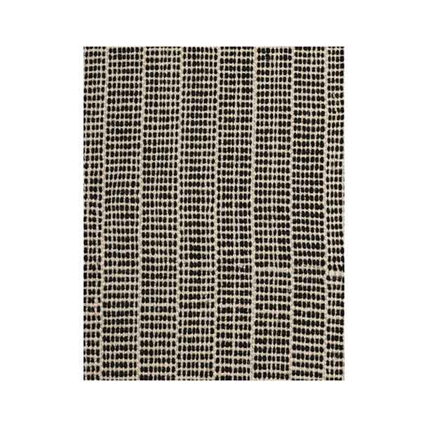 Serax - Tapis en laine beige et noir