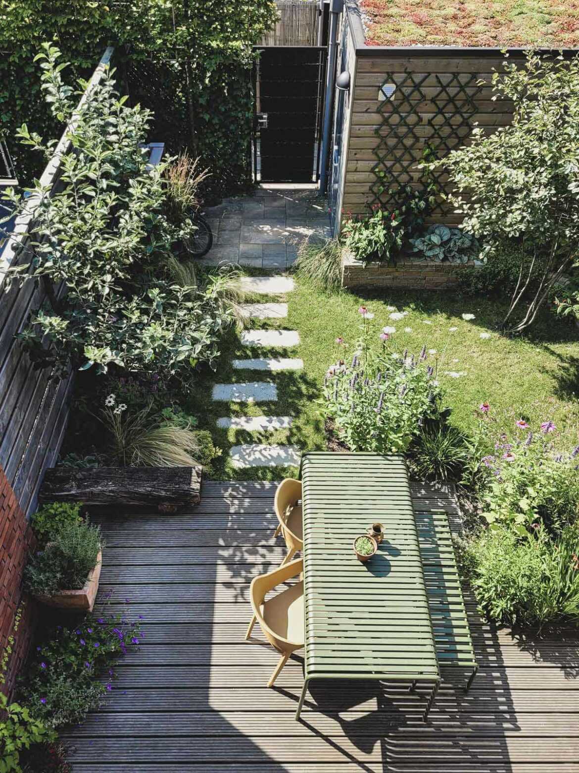 Le jardin terrasse : aménagement paysager et création d'un espace