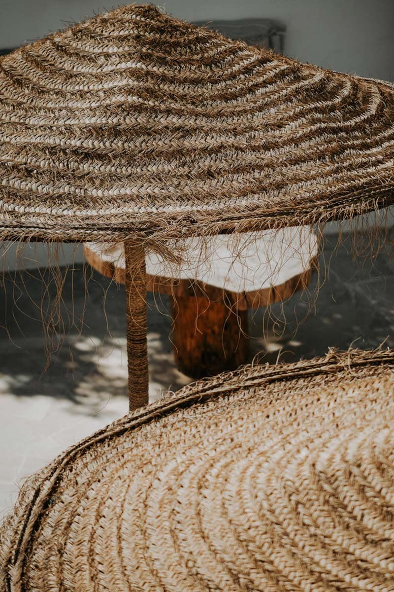 Parasol en palmier - Casa Stellar, Ibiza