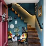 Une maison bleue et éclectique à Londres par Angel O’Donnell