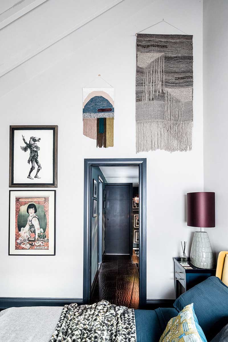 Une chambre de style ethnique chic bohème