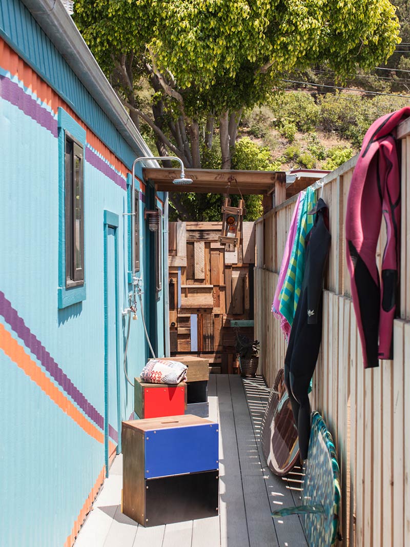 Cabanon de surf à Malibu Beach, Califonie par Commune design