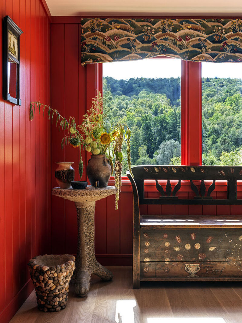 Little Cat Lodge, Hudson valley, un hôtel inspiré des intérieurs alpins, mais en mode milieu de siècle