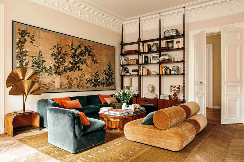 Nouvel appartement de Morgane Sézalory, Paris Rive Gauche