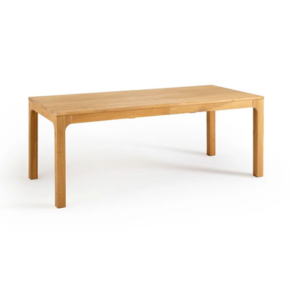 Ampm - Table en chêne massif à allonges, Théadora