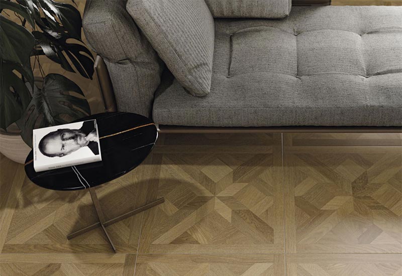 Carrelage aspect parquet Casetone oak mat 60x60 cm