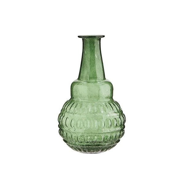 Madam Stoltz - Vase en verre soufflé vert