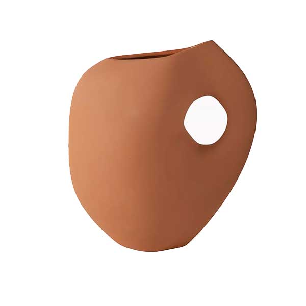 Schneid - Studio Vase organique abricot, Arura
