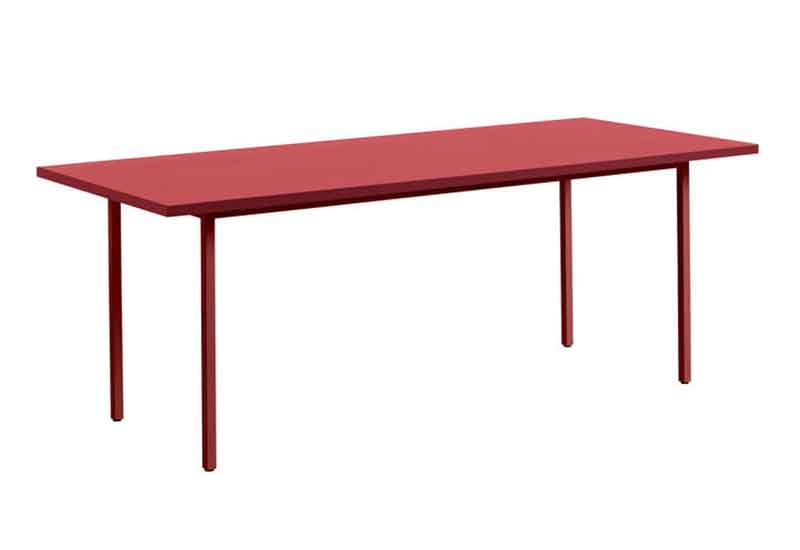 Hay - Table rectangulaire en MDF Valchromat®, Two-Colour