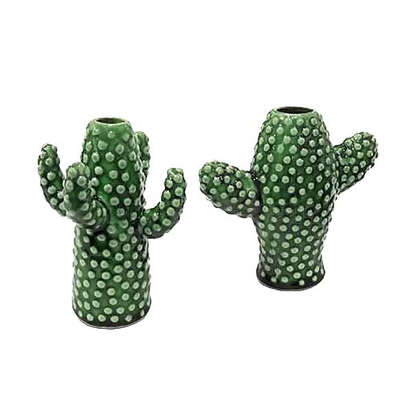 Serax - Mini-vases en céramique verte, Cactus