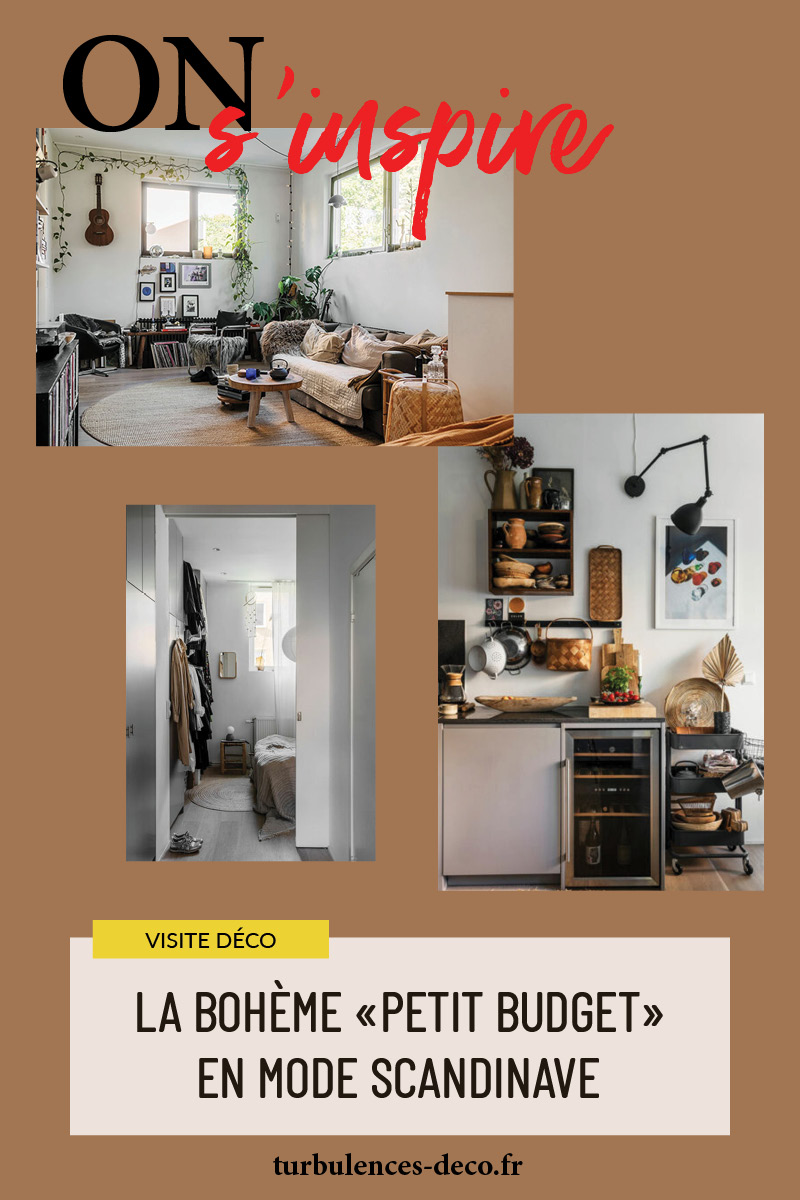 La bohème "petit budget" en mode scandinave, un duplex suédois à visiter sur Turbulences Déco