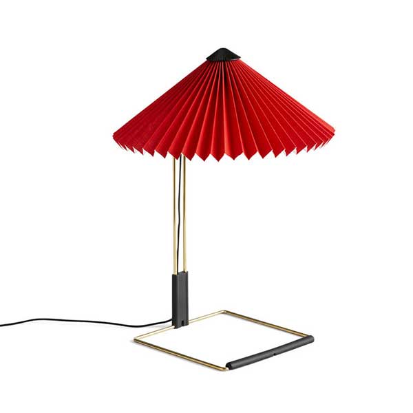 Hay - Lampe à poser en coton et métal H38cm, Matin par Inga Sempé