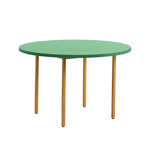 Hay - Table ronde Two-Colour en MDF Valchromat®  par Muller Van Severen