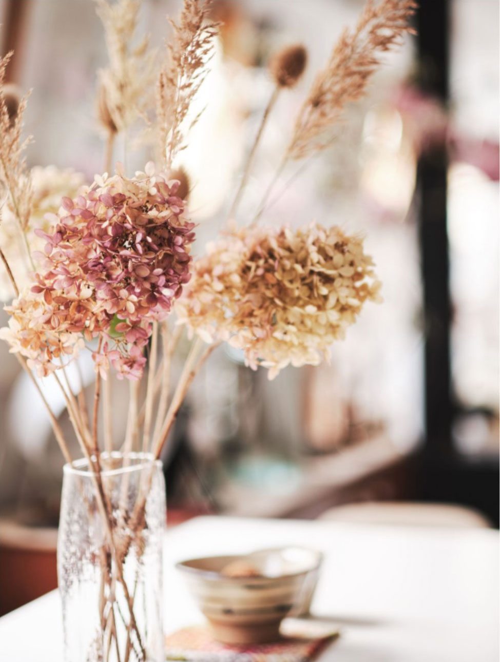 Bouquet de fleurs séchées