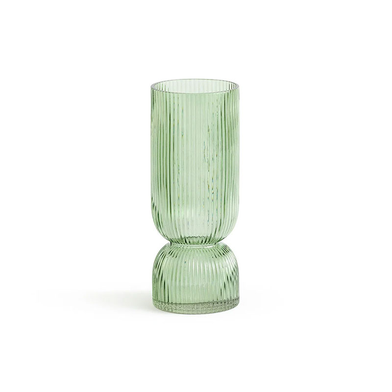 La Redoute Intérieurs - Vase en verre strié H26 cm, Valira