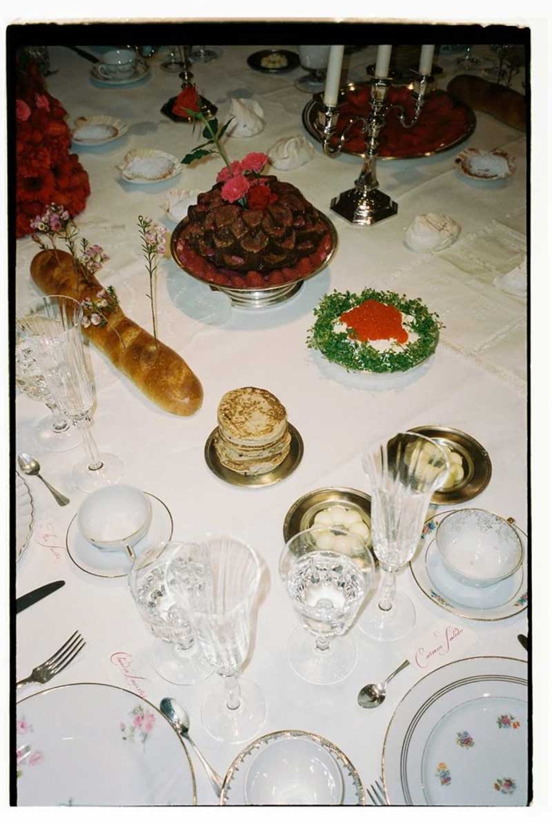 Table de petit-déjeuner réalisée pour Cartier