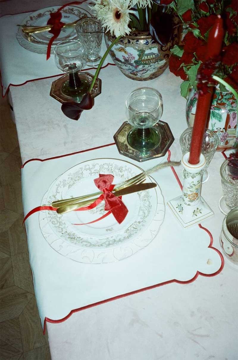 Table de Noël vintage