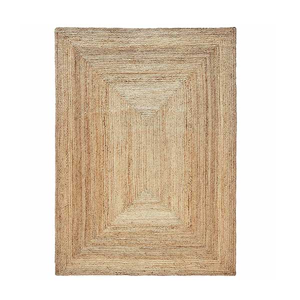 Ampm - Tapis en jute, tressé main, Hempy