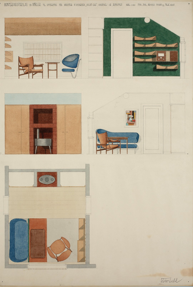 House of Finn Juhl - L'étagère Hulsø - 1949