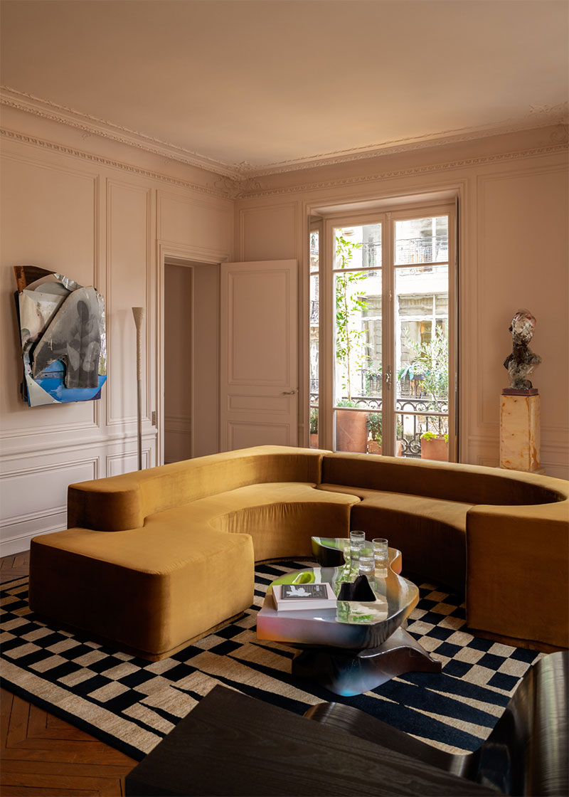 Design intérieur : Rodolphe Parente - Projet : Appartement Cnal Saint Martin, Paris
