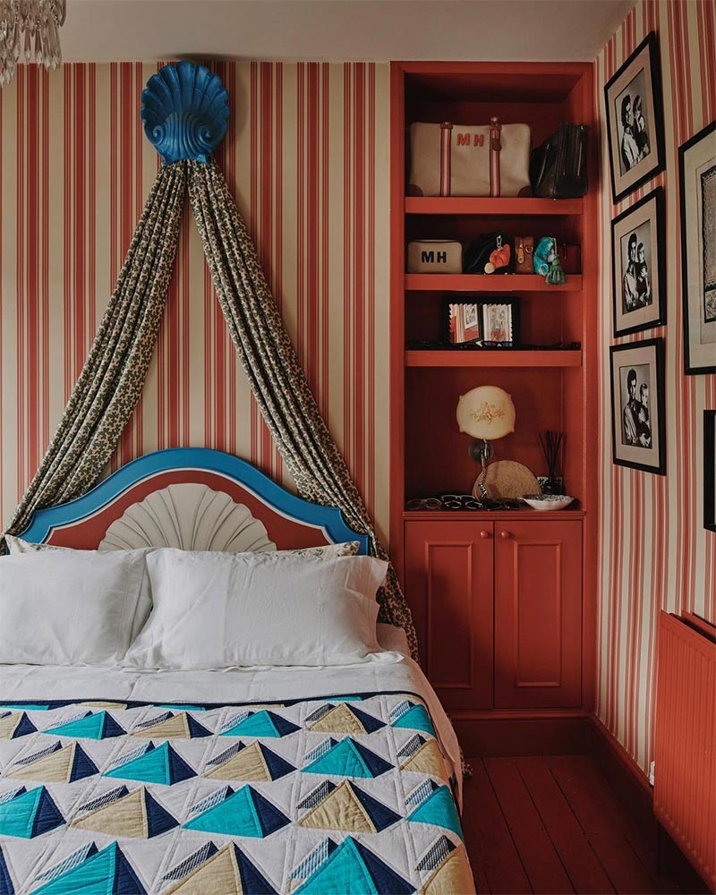 La chambre spectaculaire de Max Hurd, Creative Consultant, Londres