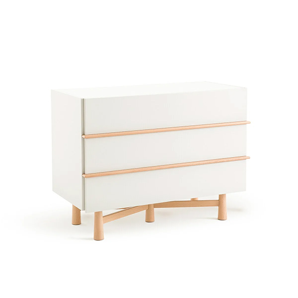 Lindby - Commode en MDF laqué et hêtre massif, Japoto