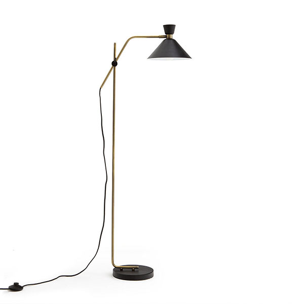 Ampm - Lampadaire laiton vieilli, Zoticus