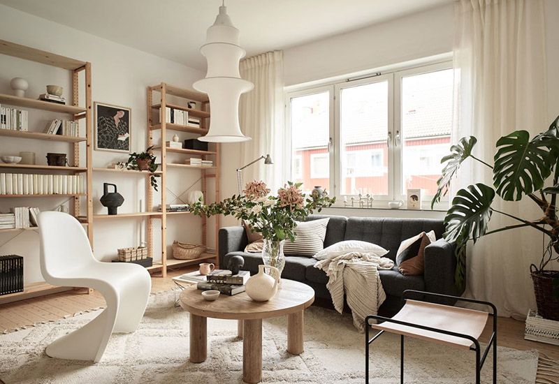 Un appartement sbsolument lagom à Göterborg, en Suède