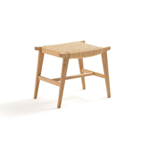 La Redoute Intérieurs - Tabouret chêne et tressage, Kioto