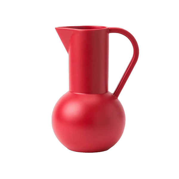 Raawii - Carafe 0,75L en céramique rouge salsa Strøm