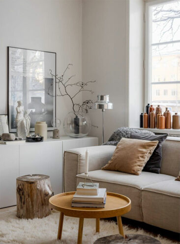 Appartement suédois de style moderne minimaliste lagom